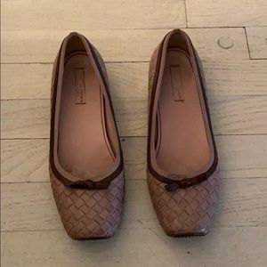 Bottega Veneta woven ballet flats